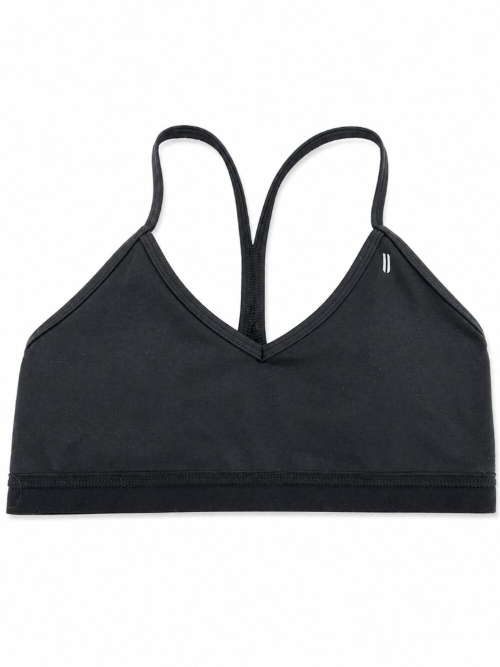NOBULL Black Sports Bra Size 6 | Minimalist Athleisure | Strappy Back Workout Br